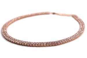 Twin Rose Gold Choker