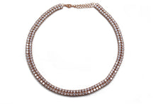 Load image into Gallery viewer, Twin Rose Gold Choker