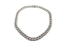 Load image into Gallery viewer, White Gold Solid Cuban Chain
