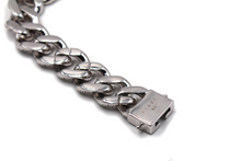 Load image into Gallery viewer, White Gold Solid Cuban Chain
